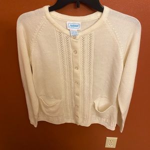 Vintage Button Up Sweater